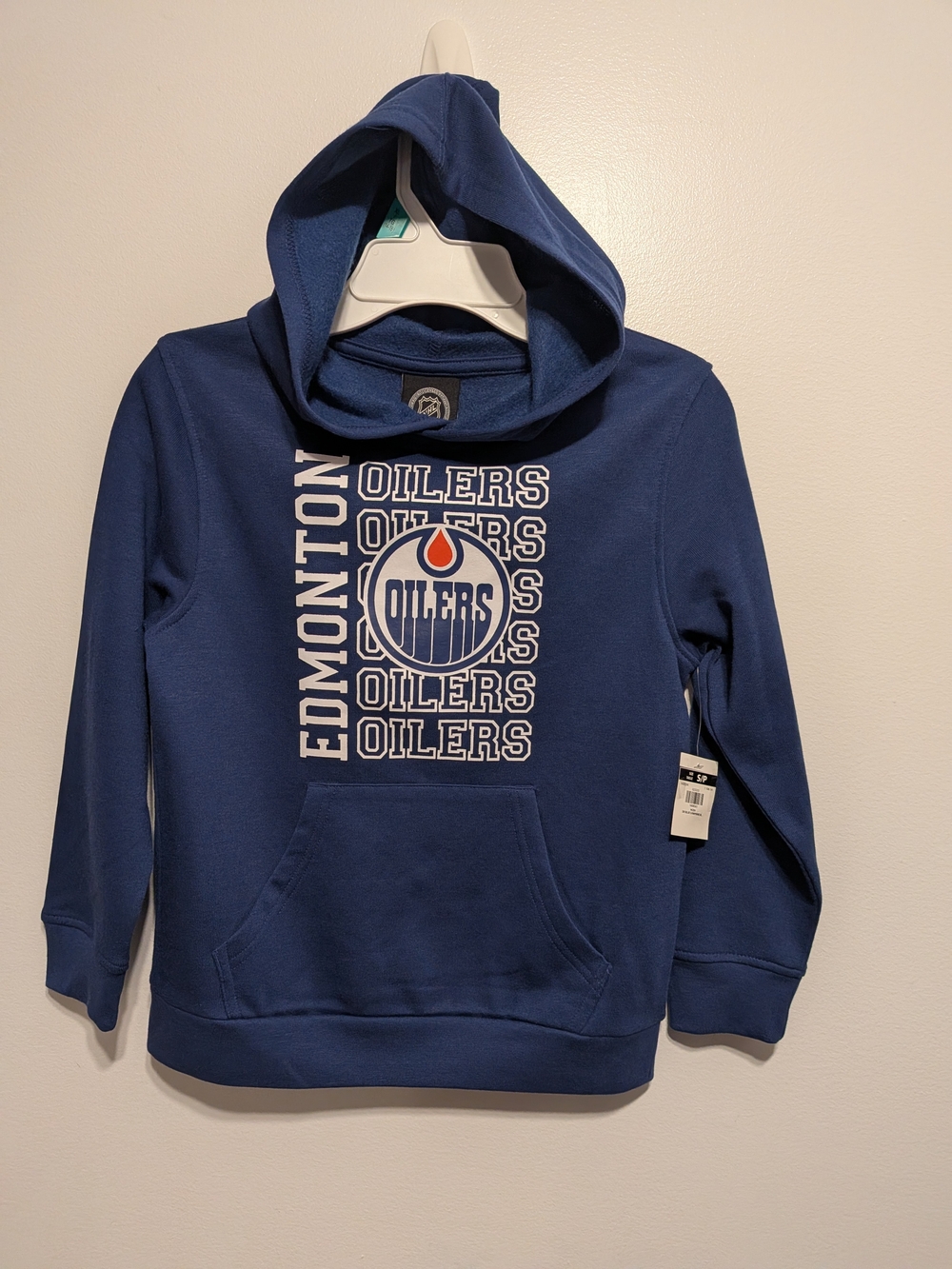 NHL Edmonton Oilers Royal Blue Pullover Hoodie